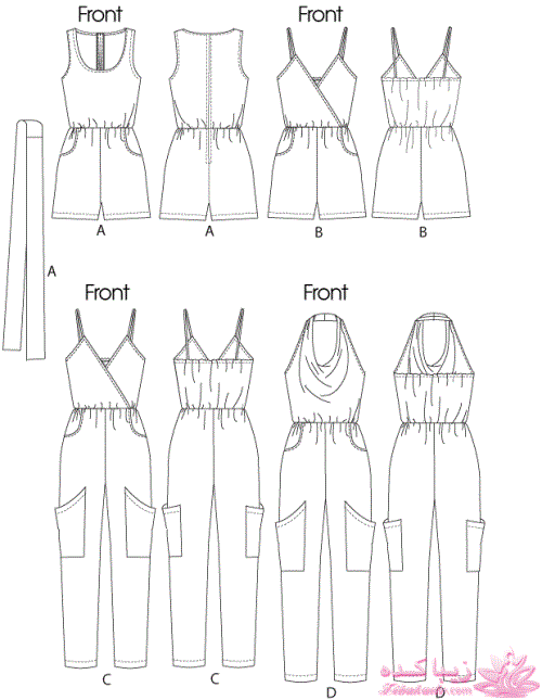 ژورنال انواع مدلهای یقه و آستین با الگو 